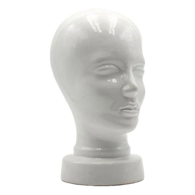 Head Sculpture from West Germany Ceramic, 1970s For Sale