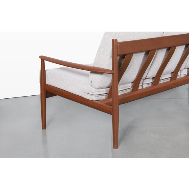 Danish Modern Teak Sofa by Grete Jalk for France and Son, 1960s For Sale - Image 11 of 14