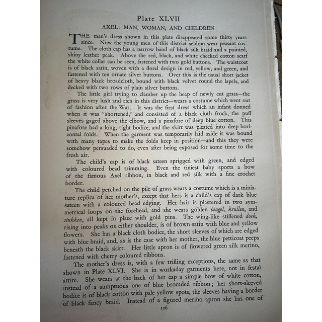 Paper Axel Family in Traditional Costume, 1930s, Lithograph on Paper For Sale - Image 7 of 10