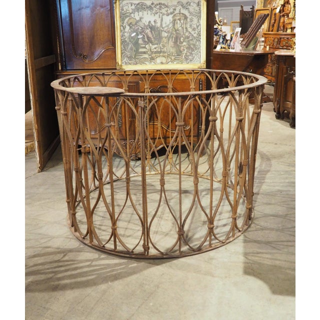 18th Century Venetian Wrought Iron Well Head Surround For Sale - Image 13 of 17