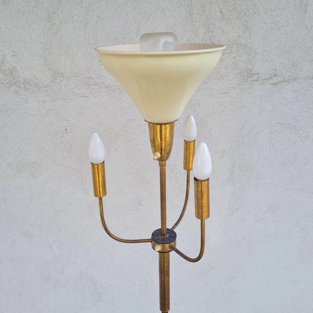 Stilnovo Floor Lamp attributed to Stilnovo, 1950s For Sale - Image 4 of 11