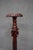 Carved Mahogany Pedestal Plant Stand / Display Stand For Sale - Image 4 of 11