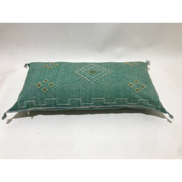 Textile Cactus Silk Pillow Cover For Sale - Image 7 of 8