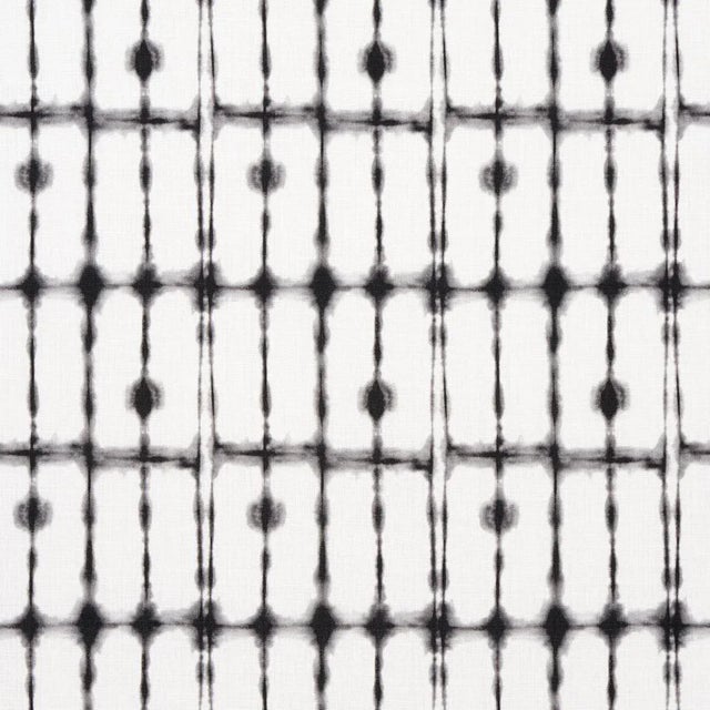 Sample - Schumacher x Victor Glemaud Julie Fabric in Black For Sale