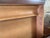 Brass Vintage Georgian Style Mahogany Leather Top Writing Desk For Sale - Image 8 of 11