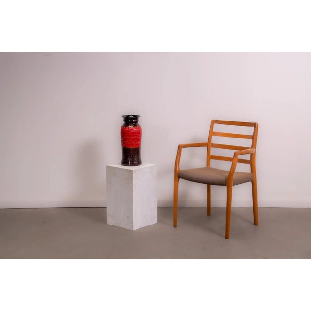 Large West German 76 40 Fat Lava Vase by Bay Keramik, 1975 For Sale - Image 4 of 8