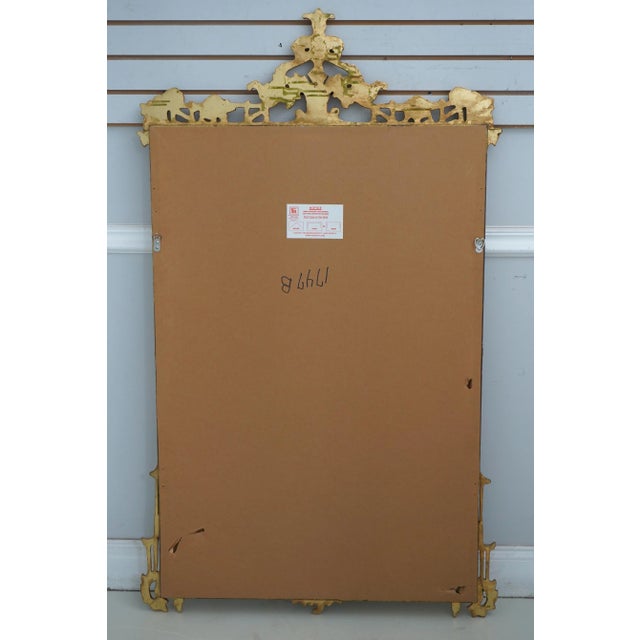 Friedman Brothers Model 1747 Gold Beveled Glass Mirror For Sale - Image 11 of 12