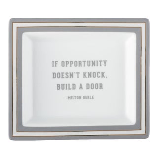 Milton Berle Wise Sayings Gentlerman's Trinket Tray by Kenneth Ludwig Chicago For Sale