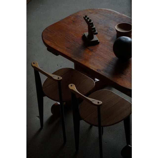 1930s Swedish Oval Dining Table in Pine, 1930s For Sale - Image 5 of 18