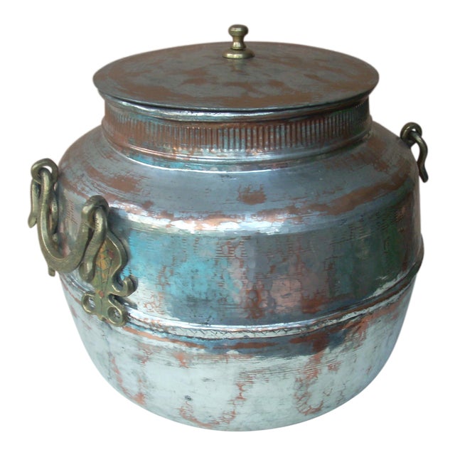 Turkish Copper Oversize Pot Chairish