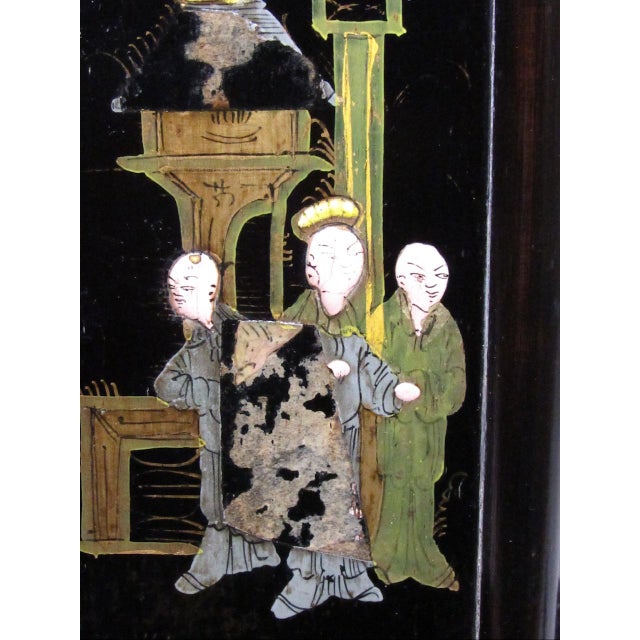 Vintage English Chinoiserie Decorated Table Lamp For Sale - Image 11 of 15