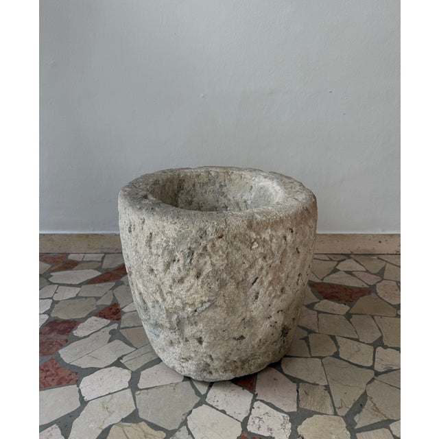 Large Stone Mortar, Italy, 1600 For Sale - Image 9 of 13