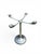 An original four-arm decorative candlestick by lambert, manufactured in west germany in the 1970s. a sculptural form with...