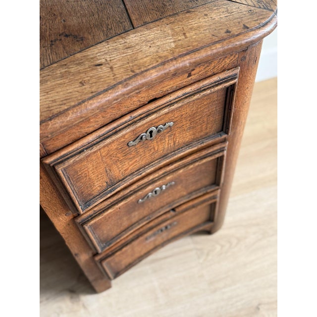 Rare 19th Century French Oak Mazarin Desk For Sale - Image 4 of 11