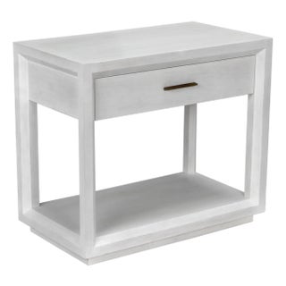 NOIR Antony Side Table, White Wash For Sale