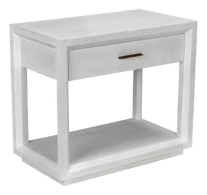 NOIR Antony Side Table, White Wash