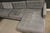 Large 140” Modern Grey Sectional Sofa For Sale - Image 4 of 11