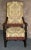 Antique Carved Oak Armchair Tudor Jacobean Style High Back Tapestry Fringe 1920s For Sale - Image 13 of 13