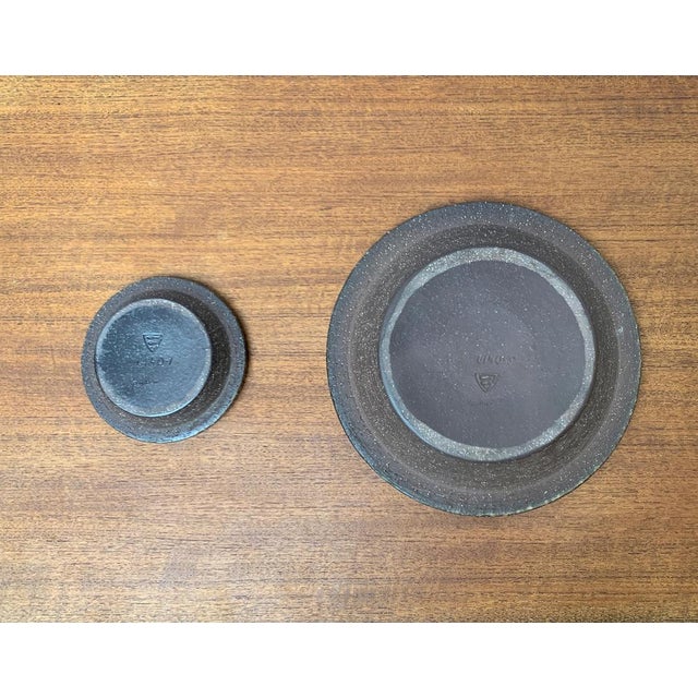 Blue Mid-Century Danish Studio Pottery Bowls from Michael Andersen, Bornholm, 1960s, Set of 2 For Sale - Image 8 of 18