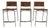 Miss B Bar Stools by Tito Agnoli, Italy, 1997, Set of 3 For Sale