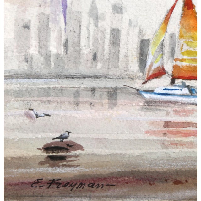 Summery Weekend Erik Freyman Size: 10.5 in. x 14.5 in. Watercolor with pastels on paper, signed in pen This watercolor...