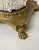 White Vintage Italian Capodimonte Lamp Base - Rococo Porcelain With Swans & Roses For Sale - Image 8 of 12