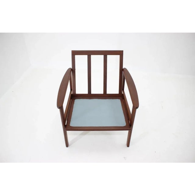 Danish Beech Armchair, 1960s For Sale - Image 8 of 11