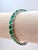 Metal 27 Carat Natural Emerald Tennis Bracelet, 14 Karat White Gold, 17gm, 7 Inch For Sale - Image 7 of 8