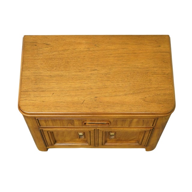 Brown Furniture Makers Contemporary Modern Asian Inspired 28" Cabinet Nightstand 3517 For Sale - Image 8 of 13