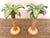 Vintage Pr Italian Hand Painted Palm Tree Candleholders For Sale - Image 9 of 11