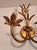 Italian Floral Hand-Forged Gilded Florentine Wall Lamp, 1950s For Sale - Image 7 of 18
