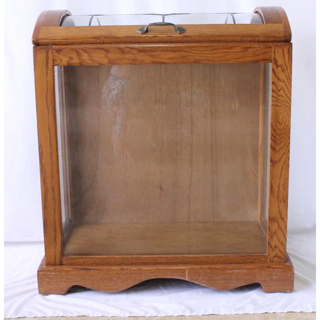 Vintage Traditional Glass Quilt Display Case Chairish