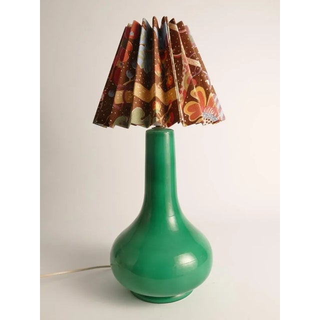 Mid-Century Modern Emerald Green Table Lamp from Casa Pupo, London, 1960s For Sale - Image 4 of 12