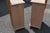 Vintage Pair Rustic Pine Wood Nightstands W/ Drawer / Cupboard & Back Splash For Sale - Image 16 of 18