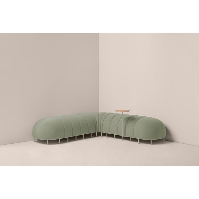 Wood Blue Worm Bench VI by Pepe Albargues For Sale - Image 7 of 15