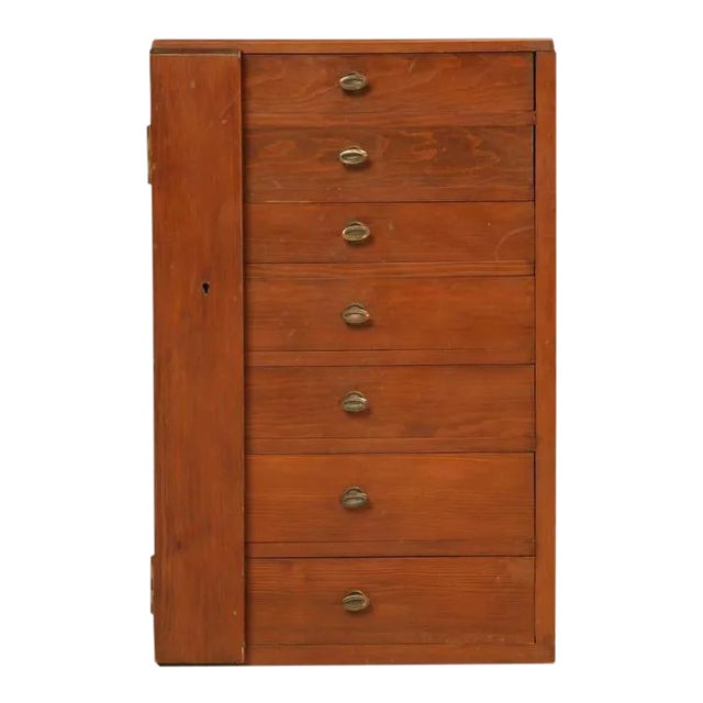 1930s Specimen Cabinet From England For Sale