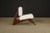 1960s Brazilian Modern Sculptural Rosewood and White Bouclé Lounge Chair, 1960s For Sale - Image 5 of 16