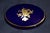 Blue Limoges Oval Trinket Box France Cobalt Blue Porcelain Gold Floral 22k Vintage For Sale - Image 8 of 15