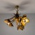 1970s Vintage French Brass Chandelier from Maison Jansen, 1970s For Sale - Image 5 of 11
