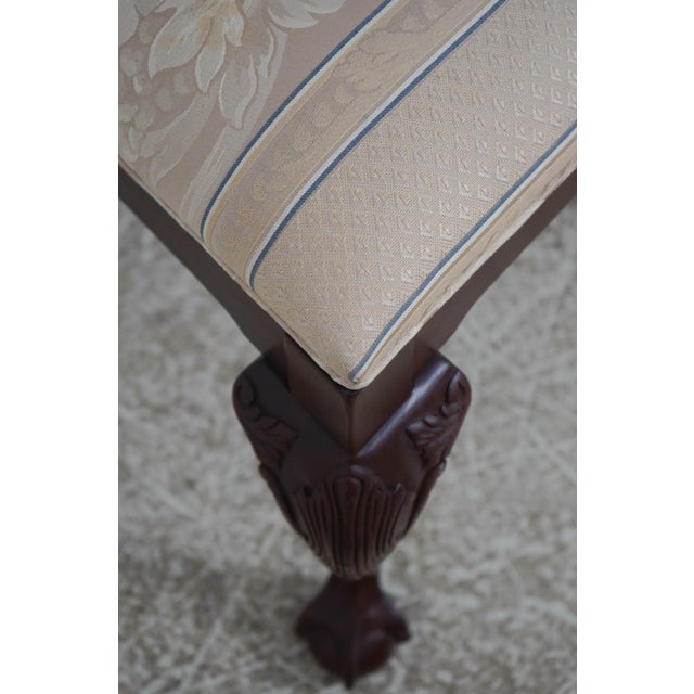 Set of 10 Ethan Allen Mahogany Dining Chairs For Sale - Image 14 of 18