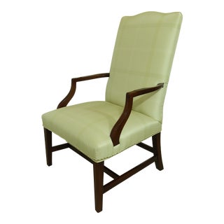 Southwood Mahogany Open Arm Lolling Chair For Sale
