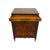 Brown Antique 4-Drawer Wood Tallboy Chest of Drawers With Painted Accents For Sale - Image 8 of 14