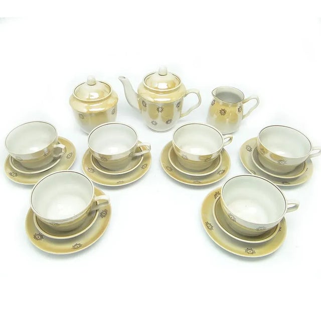 Postmodern Coffee Cups and Saucers from Polomny, Ukraine, 1970s, Set of 21 For Sale - Image 4 of 9