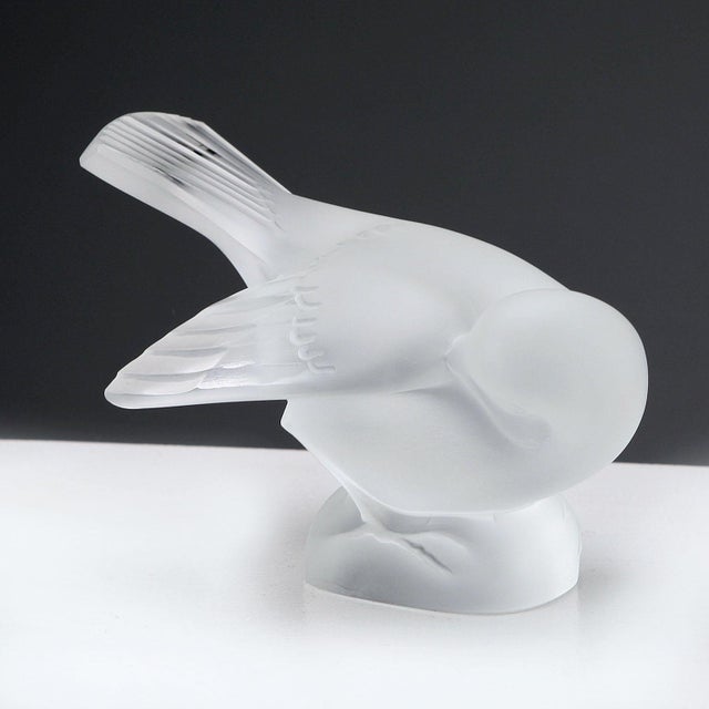 Satin Crystal Bird from Lalique For Sale - Image 5 of 9