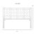 Modern Chippendale Platform Bed California King - Pink For Sale - Image 3 of 12