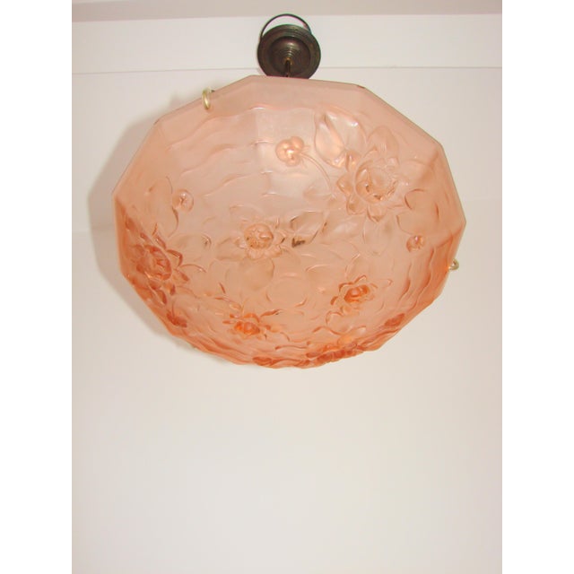 Art Deco Pendant Lamp from Ampla, France, 1930s For Sale - Image 6 of 13