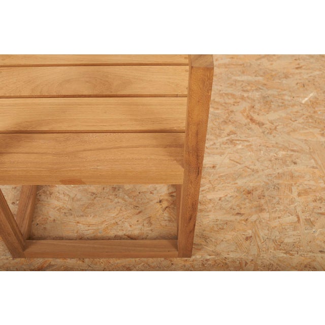 Outdoor Armchair in Oak by Peter Wigglesworth for Formatera AG, 1985 For Sale - Image 6 of 12