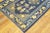 1890s Blue Medallion Qing Antique Chinese Peking Rug 3'2" X 4'8" Knotted Wool Carpet For Sale - Image 9 of 9