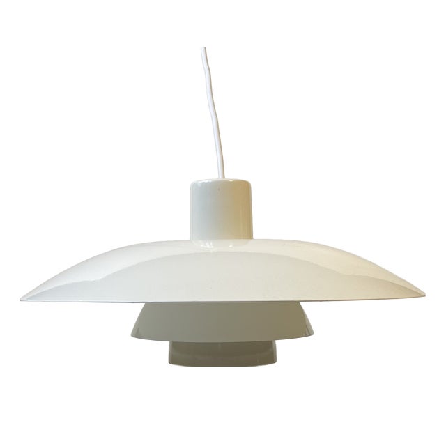 Vintage Cream White PH4 / 3 Pendant Lamp by Poul Henningsen for Louis Poulsen For Sale