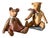 Vintage Dutch Decorative Teddy Bears, 1980s, Set of 2 For Sale